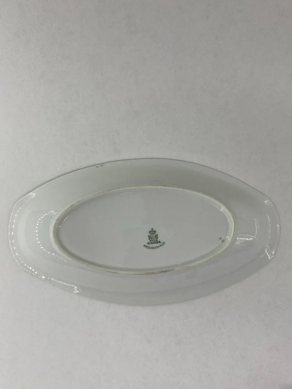 Antique 1920's Imperial Heinrich & Co Selb Bavaria Relish Dish Songbird